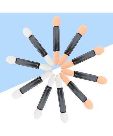 KALLORY 50pcs Makeup Sponge Eye Shadow Applicator Double Sided Make Eye Shadow Brush Cosmetic Miss Tool Mix - Buy Online on GoSupps.com