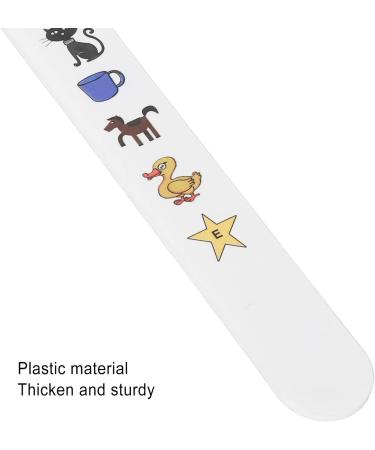 Waterproof Fixation Stick Vision Tester for Kids | Clear Colorful Animal Patterns | Vision Optometry Test Card in 2 Sizes - Buy Online on GoSupps.com