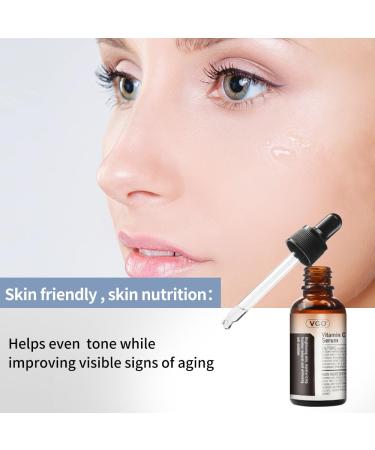 VGO Vitamin C & E Facial Serum - 30ml | Brightening Anti-Aging Skincare | International Shipping Available - Buy Online on GoSupps.com