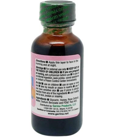 Germa Pink Honey Long-Lasting Astringent Throat Remedy and Emollient/Miel Rosada Bora Duradero Anti Arrugas Remedio y Humectante 1oz. Pack of 6 - Buy Online on GoSupps.com