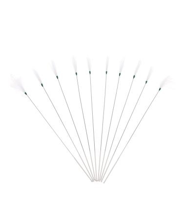 MACIMO 10Pcs Goose Feather Earpick Wax Remover Curette Ear Dig Tool Spoon Cleaner Stick (Color : CA)