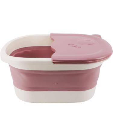 Bassin de Bain de Pieds Pliable Baignoire Portable avec poign e et Couvercle Seau Multifonction en Plastique pour Enfants (Rose) - Buy Online on GoSupps.com