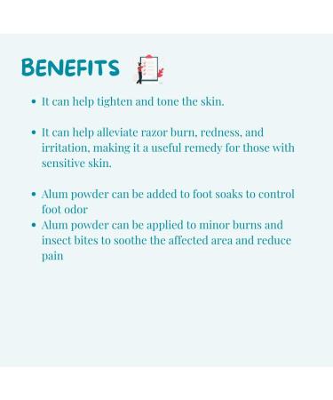 Alum Powder by Meesha - 100g (3.5 oz) - Premium Quality | International Shipping Available - Buy Online on GoSupps.com