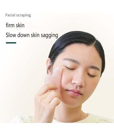 8.2cm Gua Sha Facial Tool - Natural Pink Crystal Scraping Board for Spa & Beauty | Universal Scraping Massage Tool for Face Eyes Neck Body - Buy Online on GoSupps.com