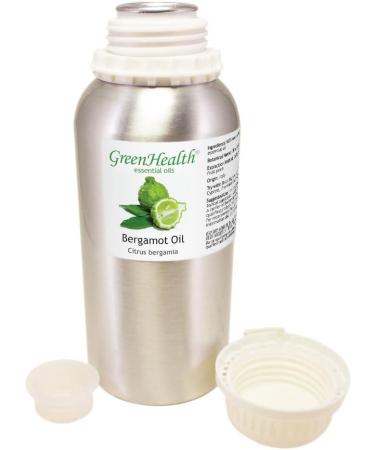 Bergamot Essential Oil 16 fl oz Aluminum Bottle (Pack of 2) 100% Pure Essential Oil GreenHealth - Buy Online on GoSupps.com