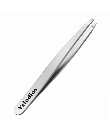 Velodios Professional Precision Tweezers Best Tweezers for Eyebrow  Facial Hair Chin Hair and Ingrown Hair Removal  Premium Stainless Steel Flat Tip Tweezers for Women Flat Tweezers