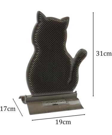 Ibluelover Cat Brush - Corner Grooming & Massage Brush for Long-Haired & Short-Haired Cats | Wall-Mounted Cat Scratchboard & Play Toy - Buy Online on GoSupps.com
