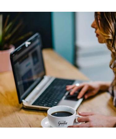 CAFES GUILIS FROM 1928 LOVERS OF COFFEE 100% Arabica Ground Coffee - Supreme Quality Intense Espresso Blend - 1kg Box - Buy Online on GoSupps.com