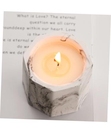 FRCOLOR Scented Octagonal Soy Candles Smokeless Marbling Party & Bathroom Decor | Perfect for Meditation & Ornaments - Buy Online on GoSupps.com