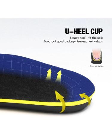 YTYZC Slight Orthotic Insoles - Arch Support for Plantar Fasciitis & Lower Back Pain Relief - Size S 36-39 260MM - Buy Online on GoSupps.com