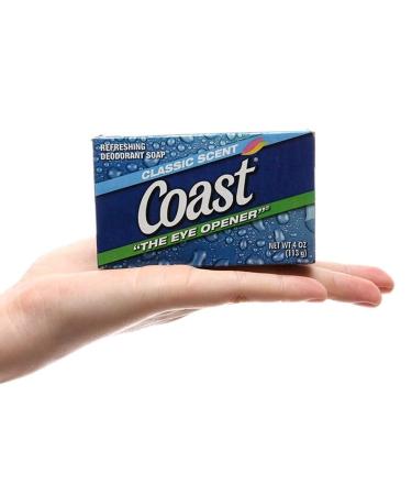 Coast Refreshing Deodorant Soap Bar - 8 Bars - Classic Pacific Force Scent - Energizing Cleanse - 8 Count Pack - Buy Online on GoSupps.com