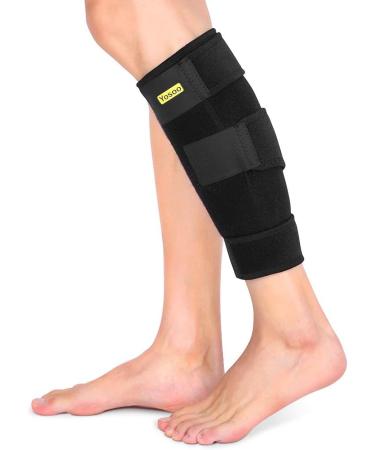 Adjustable Shin Splint & Calf Support Brace - Compression Wrap for Injury Swelling & Strain - Boost Circulation - Buy Online on GoSupps.com