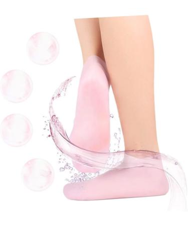 FOMIYES 1 Set Hydrating Sock Gloves Full Finger Gloves Cracked Heel Treatment Sock Heal Gloves Spa Gloves Socks Moisturizing Heel Sleeves Gel Soften Socks Peeled Leather Gloves XL - Buy Online on GoSupps.com
