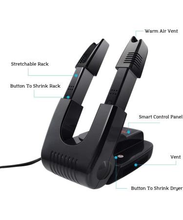 LNSTUDIO Electric Shoe Dryer with Ozone Deodorizer & Timer Function - Portable Boot Warmer for Drying Shoes, Boots, Gloves & Socks - Buy Online on GoSupps.com