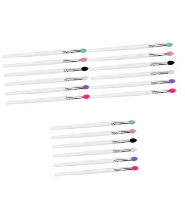 Balacoo 18 pcs Sequin Big Applicator Makeup Eyeshadow Sequined Reliable Large for Shadow Silicone