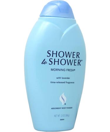 Buy SHOWER TO SHOWER Body Powder Morning Fresh 13 oz - Pack of 10 | International Shipping Available - Buy Online on GoSupps.com