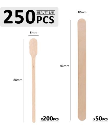 250 Beauty Sticks Set for Salons | Hair Removal Nail Care & Mixing Sticks | International Shipping Available - Buy Online on GoSupps.com