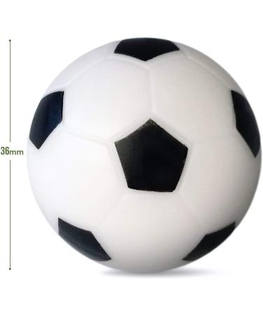 CABAX 36mm Foosball Table Replacement Foosballs - 6 Pack, Black and White Tabletop Soccer Balls - Game Table Size - Buy Online on GoSupps.com