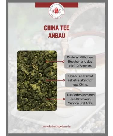  Lerbs & Hagedorn Lerbs & Hagedorn China OP Keemun Black Tea | Smooth and Harmonious 1 kg (approx. 81 liters) Orange Pekoe - Buy Online on GoSupps.com