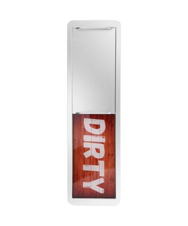 Gadpiparty Dirty Clean Dishwasher Sign Dishwasher Magnet Clean Dirty Sign Non-scratching Sticky Tab Clean Dirty Running Empty Magnet Lissabergs Slide Indicator for Better Kitchen Home