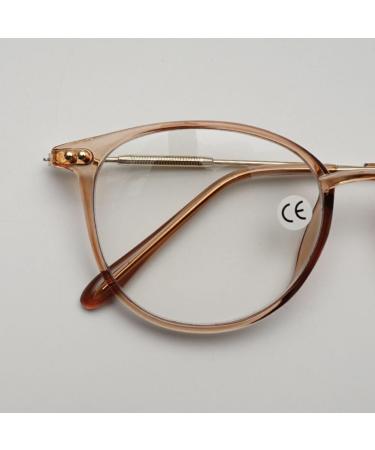 Vevesmundo Anti Blue Light Reading Glasses - Modern Horn Design Brown 1.5x Visual Aid for Men Blue Light Filter 1 Piece - Buy Online on GoSupps.com