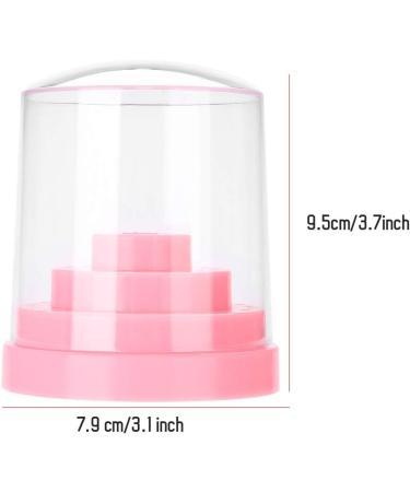 Nail Drill Holder Plastic 48 Holes Display Organizer Box Pink Blue Orange White for Salon (Pink) - Buy Online on GoSupps.com