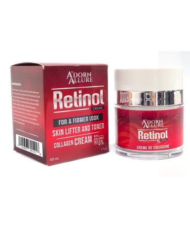 Anti-Aging Retinol Cream for Face | Dorn Allure 5% Hyaluronic Acid | Night & Day Facial Skin Care | Wrinkle Reduction & Skin Lifter - 50ml - Buy Online on GoSupps.com