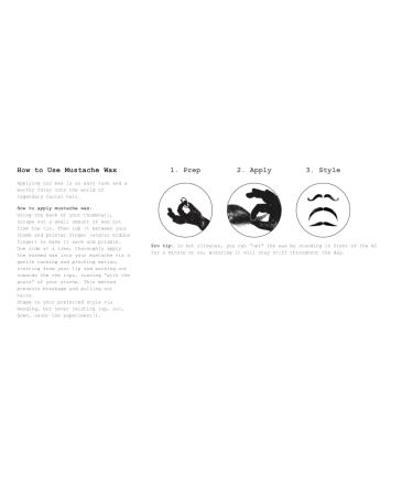 Man of the Woods Mustache Wax for Men - Tame & Style Your Mustache - Excellent Grooming (1 Oz.) - Buy Online on GoSupps.com