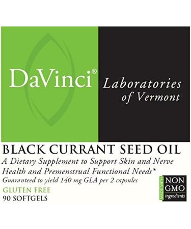 Black Currant Seed Oil 90 Softgels - Cold-Pressed Supplement for Skin & Joint Health - Buy Online on GoSupps.com