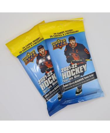 (2 Packs) 2021/22 Upper Deck Series 1 NHL Hockey Fat Packs - 52 Cards - Young Guns Rookie Cards Collection - Buy Online on GoSupps.com