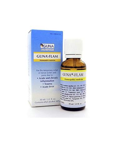 Guna Flam Homeopathic Temporary Relief of Acute Fever Minor Aches and Pains - 1 Ounce