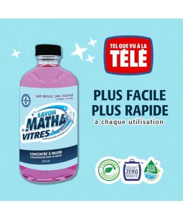 Savon Matha Vitres 240 ml 2x240 ml - Buy Online on GoSupps.com