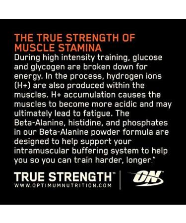 Buy Optimum Nutrition Beta-Alanine Powder - Unflavored  7.15 oz | Boost Performance & Endurance - Buy Online on GoSupps.com