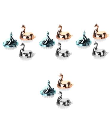 Beaupretty 12 STK Shampoo brushes for children scalp washer for the shower brush Children Shampoo brush hair wash brush for children shampoo brush for the scalp scalp brush