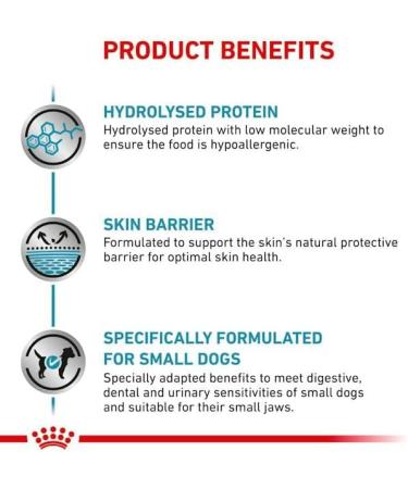 Royal Canin Veterinary Hypoallergenic Small Dogs 3.5 kg - Diet All-in Feed for Adult Dogs to Reduce Nutrient Intolerance - Buy Online on GoSupps.com