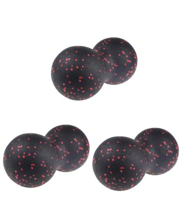 Gleavi 3st muscle roller lacrosse massage peanut-yoga peanut foot massager Opernut massage peanut exercise lacrosse balls peanut roller mobility peanuts deep fitness.