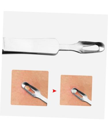 SOESFOUFU 9 Pcs Clip Comedone Extractor Instrument Tool Whitehead Removal Tool Kit Silver Stainless Steel - Buy Online on GoSupps.com