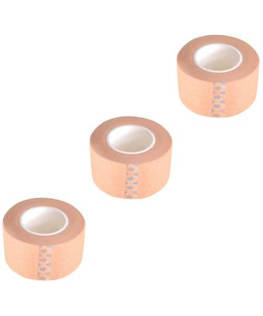 FOMIYES 3pcs Roll Eyelash Paper Tape for Lash Extensions Eyelid Sticker Tape Adhesive Tape Breathable Faucet mediumx3pcs As Shownx3pcs