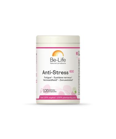 Be-Life BE-LIFE | ANTI-STRESS 600 | Dietary supplement | Stress & High mental load | Vitamins C B D magnesium taurine GABA | 120 capsules