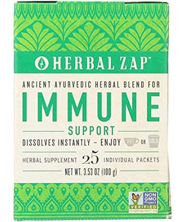 Herbal Zap Immune Support Ayurvedic Herbal Supplement 1 Box of 25 Packets 25 Count (Pack of 1) - Buy Online on GoSupps.com