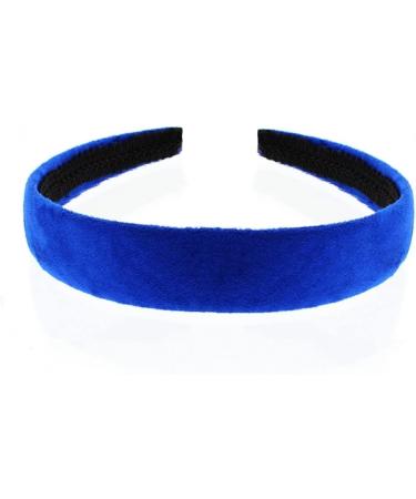 Topkids Accessories Velvet Alice Headband Hairband Hair Band Head Band Women Girls 90s 80s 70s 60s Wedding Hen Party Bridal Festival Adult Wonderland Thick Wide Hard (2.5cm Royal Blue) - Buy Online on GoSupps.com
