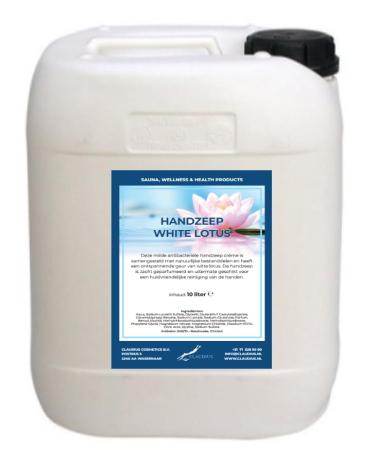 Claudius White Lotus hand soap 10 litres