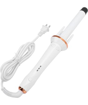 Automatic Curling Iron 1 Inch Ionic Hair Curler Self Rotating Curling Iron with Long Barrel for Waves and Curls Anti Tangle Rotating Curling Wand for Hair Styling White - Buy Online on GoSupps.com