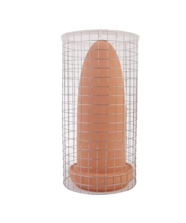 Balacoo 1 Set Spawning Bucket Fish Tank for Betta Fish Ceramics Fish Spawning Cave Fish Tank Supply Shield 23X11X11CM Chocolate