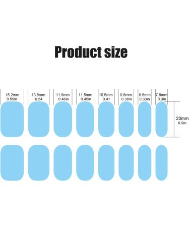 Semi-Cured Nail Wraps Natural Gloss Gel Nail Strips | Adhesive Nail Polish Strips Fingernail Manicure Stickers Salon-Quality Finish Easy Application - Buy Online on GoSupps.com