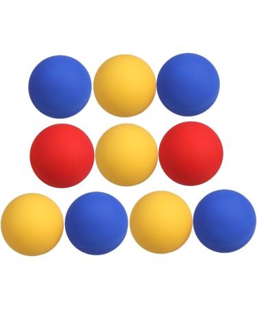 Fomiyes 10pc Silicone Lacrosse Balls - Professional Massage & Fitness Accessories for Fascia Treatment - 6.2cm - Buy Online on GoSupps.com