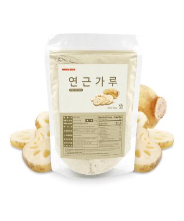 Korean Lotus Root Powder Contains Amino Acid Vitamin B C Arginine Mucin for Baking & Drinks 300g