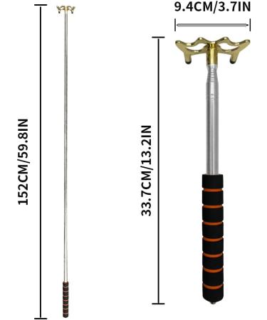 Zhuohai Retractable Billiards Cue Stick Bridge - Gold Pool Bridge with Removable Head - Buy Online on GoSupps.com