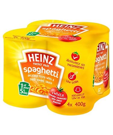 HEINZ Heinz Spaghetti in Tomato Sauce 4 x 400 g