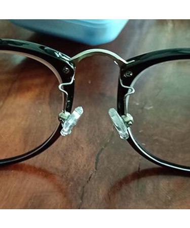 Begisa Vintage Oxenhorn Glasses Pads | Metal Frame Nose Pad Replacement | Silver Glasses Repair Set - Buy Online on GoSupps.com